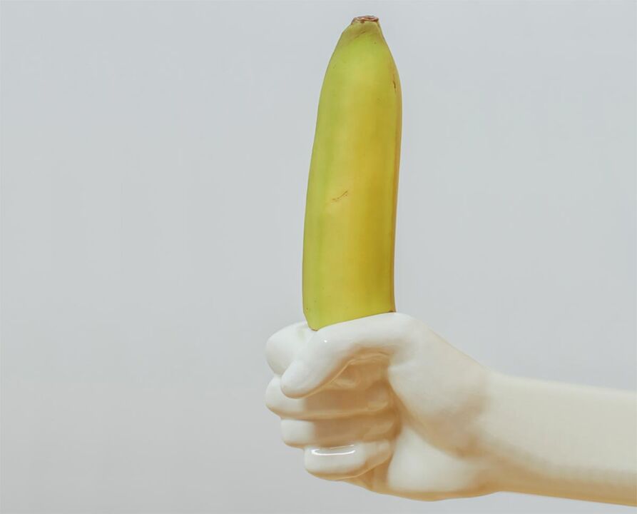 banana simbolizează penisul mărit