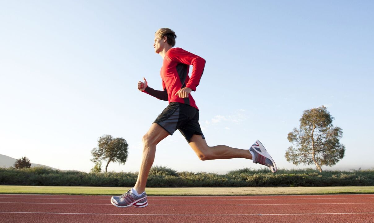 alergatul îmbunătățește circulația sângelui în zona penisului